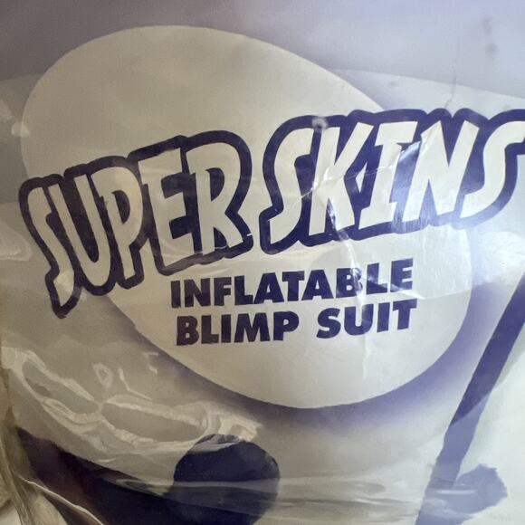 Spirit Black Super Skins Power Inflatable Suit adult Halloween Costume OSFM one - Picture 2 of 6